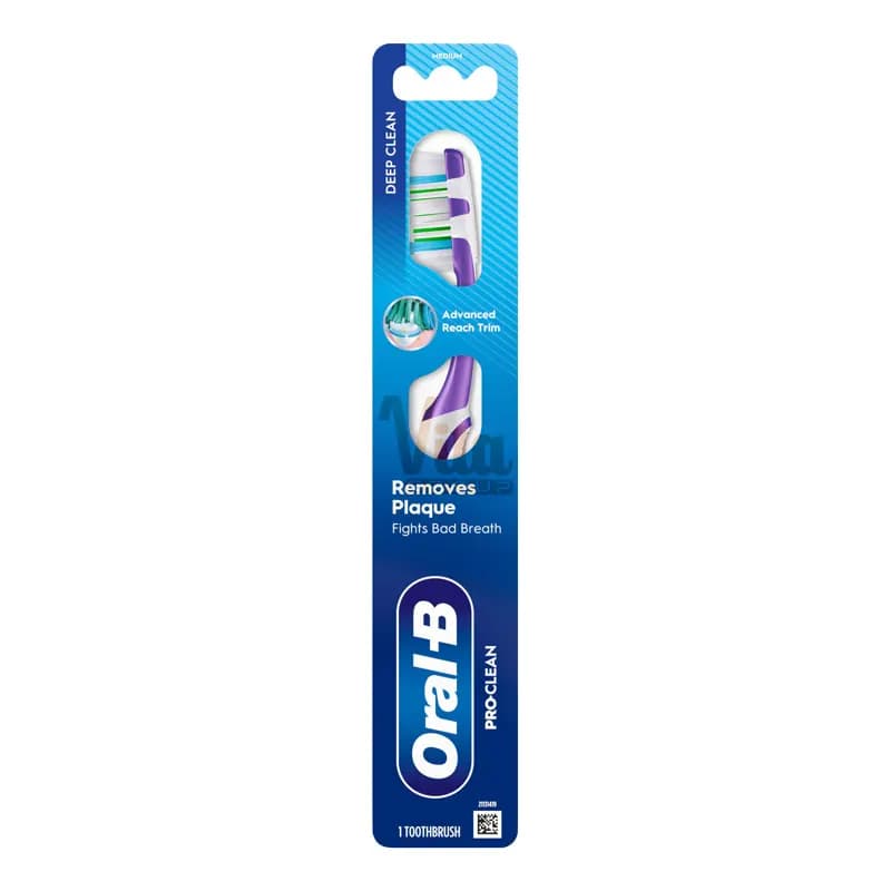مسواک اورال بی پرو دیپ کلین Pro Deep Clean با برس متوسط — تصویر ۳