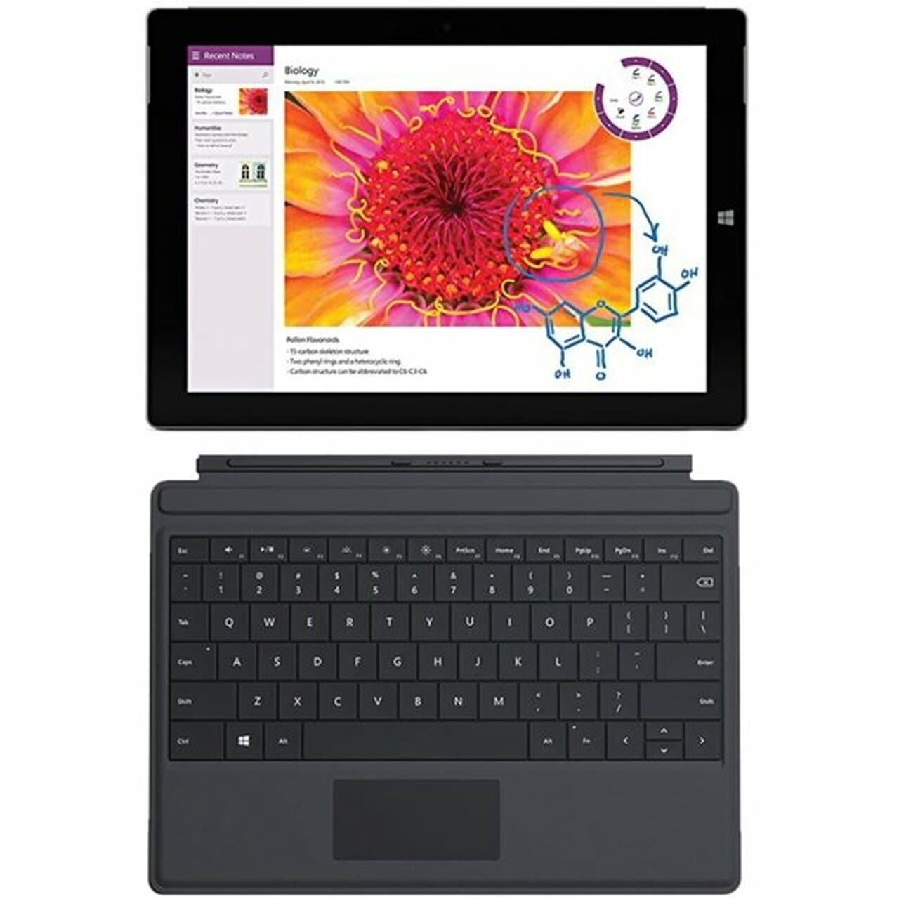 کیبورد اورجینال سرفیس 3 رنگ مشکی Keyboard Microsoft Surface 3 — تصویر ۲