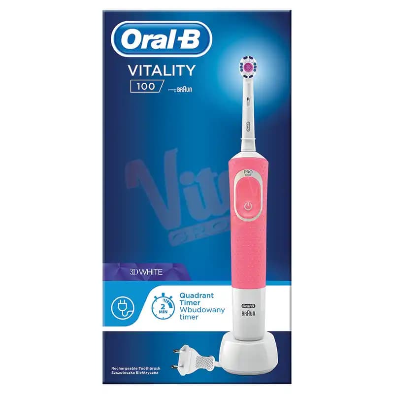 مسواک برقی اورال بی Vitality 100 3D White — تصویر ۲