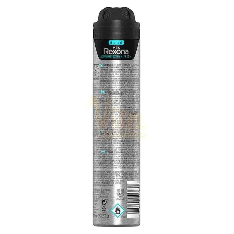 اسپری مردانه رکسونا Active Protection+ Fresh حجم 200 میل — تصویر ۲