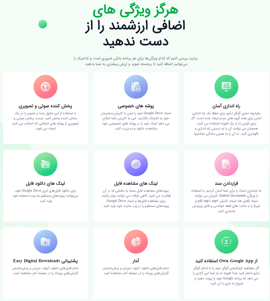 افزونه ادغام و اتصال گوگل درایو به وردپرس پرمیوم | Integrate Google Drive Pro — تصویر ۱۰