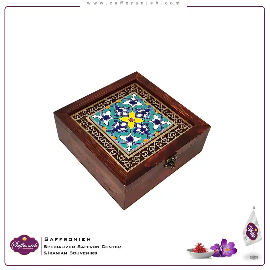 جعبه چوبی کاشی سنتی مدل دردشت 20*20 — تصویر ۷