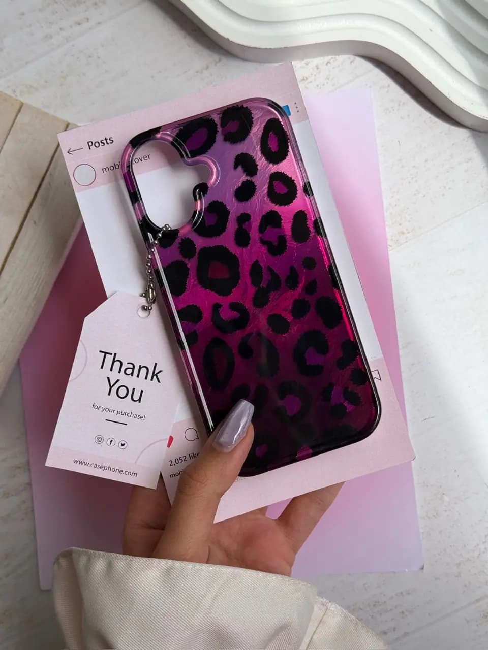 قاب Foxy Violet آیفون (کدC2227) — تصویر ۲