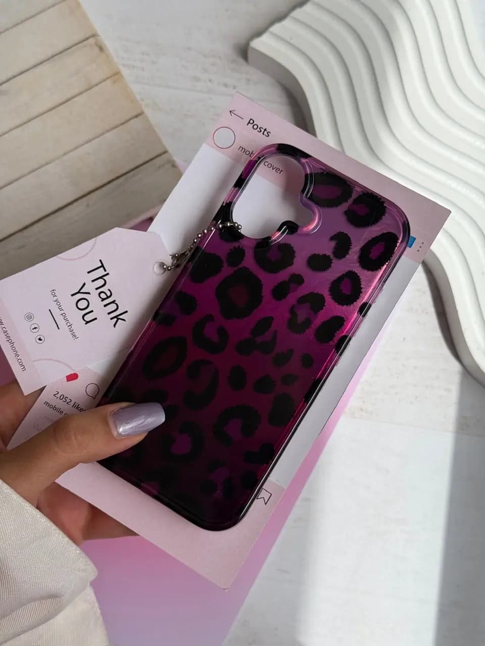 قاب Foxy Violet آیفون (کدC2227) — تصویر ۳