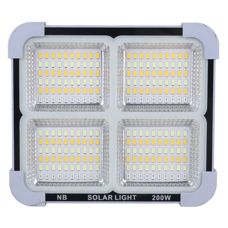 پروژکتور سیار ال ای دی 200 وات شارژی و پاور بانک خورشیدی Solar Light NB — تصویر ۴