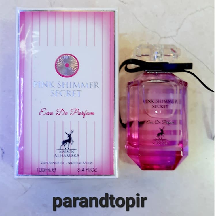 ادکلن الحمبرا پینک شیمر سکرت ALHAMBRA PINK SHIMMER SECRET (حجم 100میل) اصل امارات