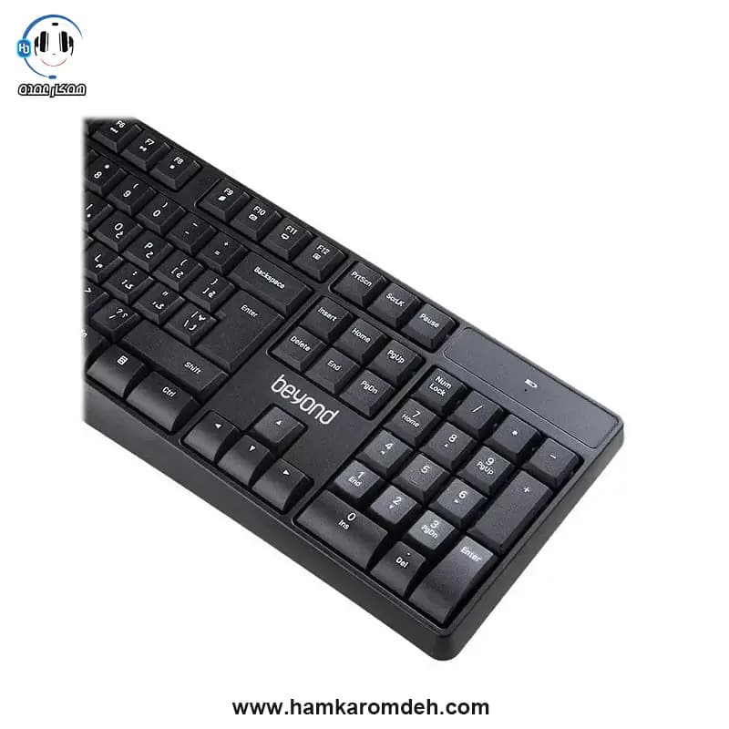 کیبورد و ماوس BMK-2340 بی سیم بیاند (BEYOND) — تصویر ۲