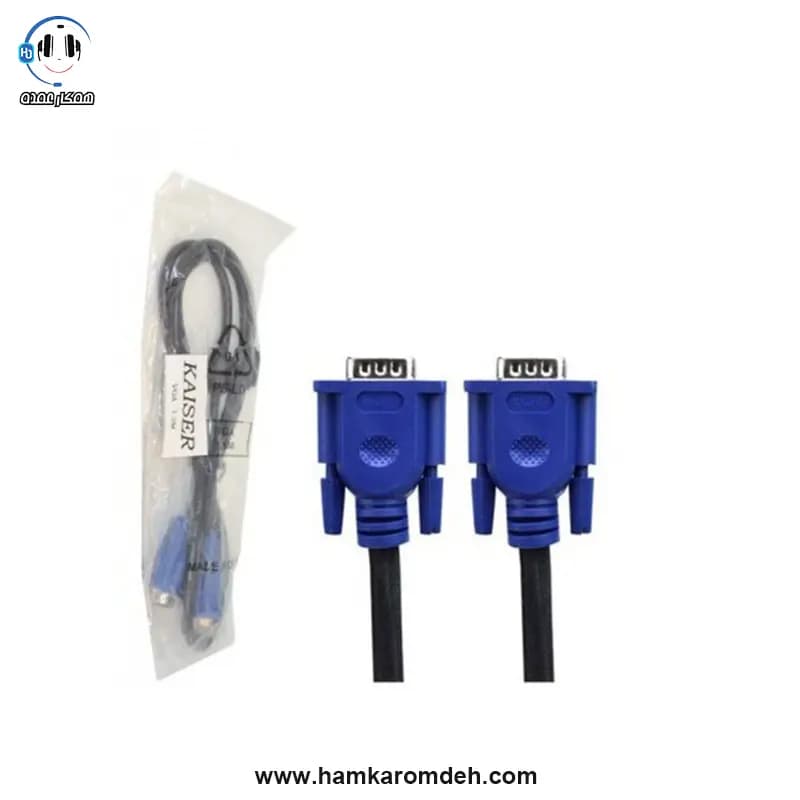 کابل vga 1.5 متری نایلونی پی نت (P-NET) — تصویر ۲