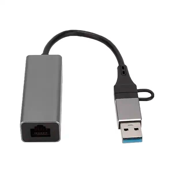 مبدل شبکه به USB-A/TYPE-C مدل T-3621 پی نت (P-NET) — تصویر ۷