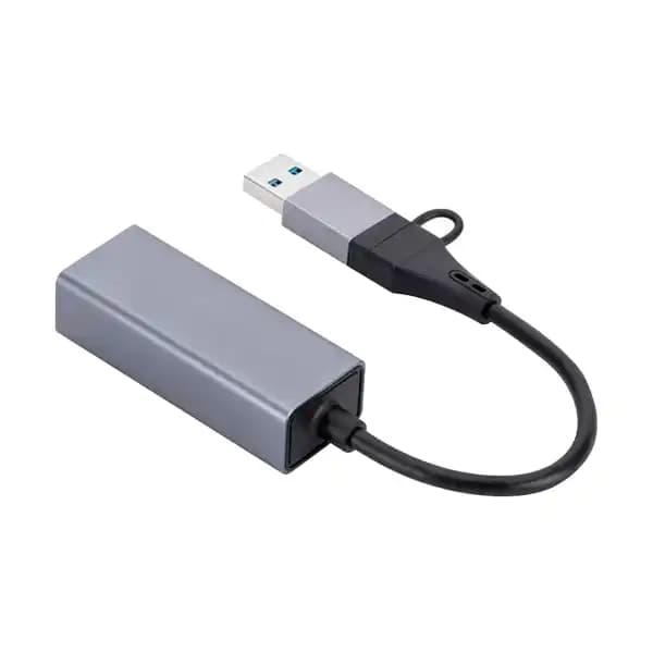مبدل شبکه به USB-A/TYPE-C مدل T-3621 پی نت (P-NET) — تصویر ۶
