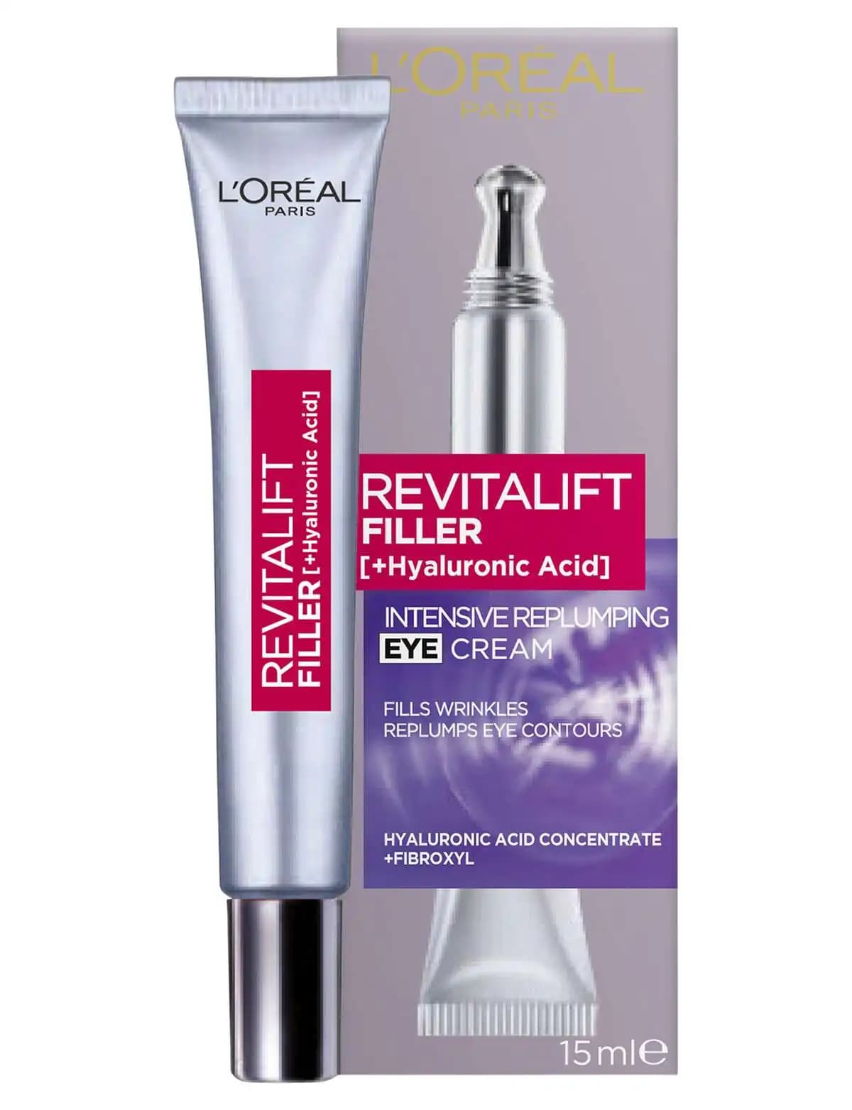 کرم دور چشم لورال Revitalift Filler هیالورونیک اسید 15 میل — تصویر ۲
