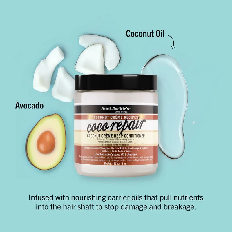 Coco Repair Coconut Creme – کرم ترمیم‌کننده و تغذیه‌کننده مو — تصویر ۶