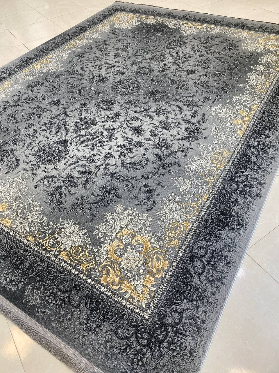 فرش عروس 700 شانه تراکم 2550 نقشه سیمای رنگ فیلی تمام اکریلیک — تصویر ۲