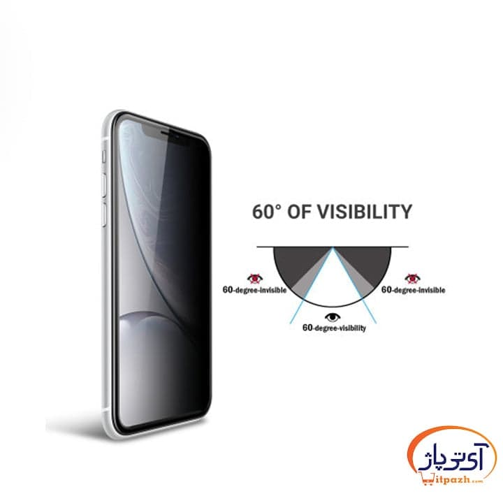 گلس Privacy مناسب گوشی اپل iPhone 12 Pro MAX — تصویر ۲