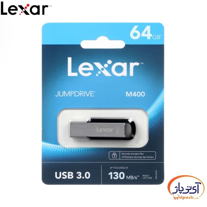 فلش مموری USB3.0 لکسار 128 گیگابایت M400 — تصویر ۱۰