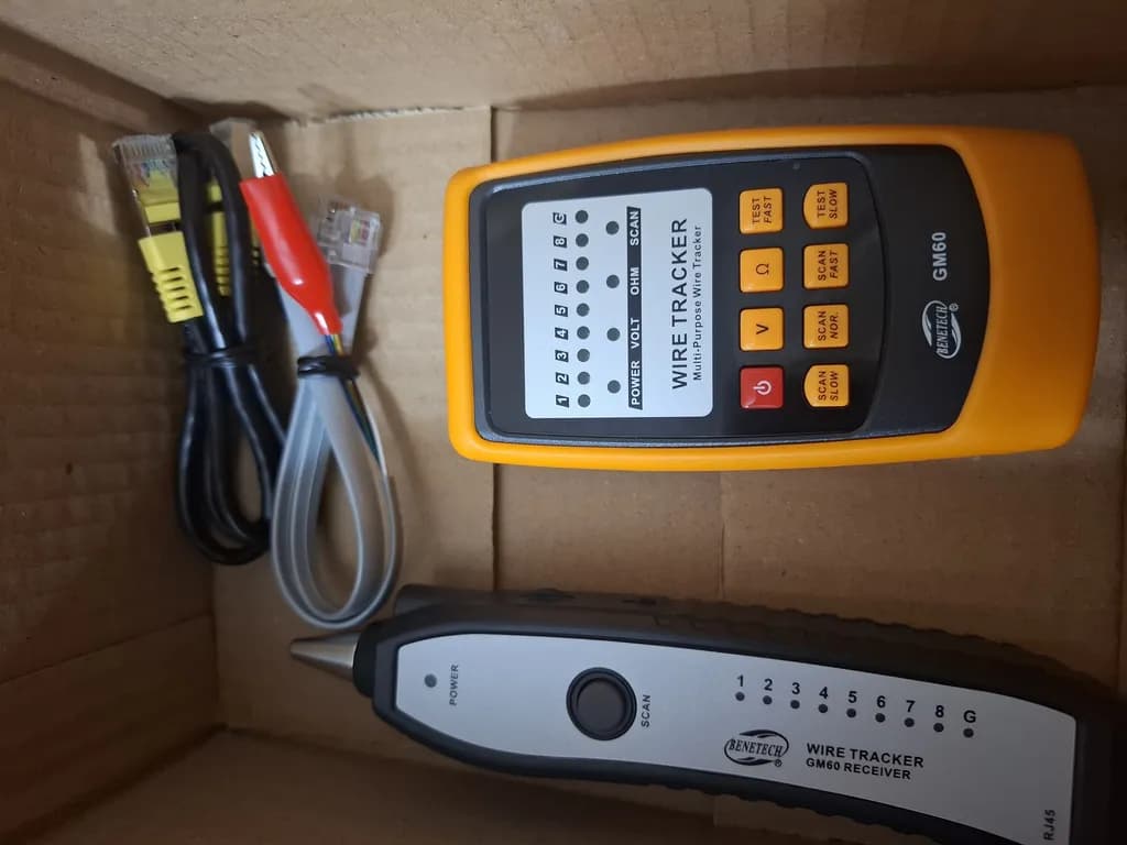 ردیاب و زوج یاب کابل بنتک مدل GM60 — تصویر ۶