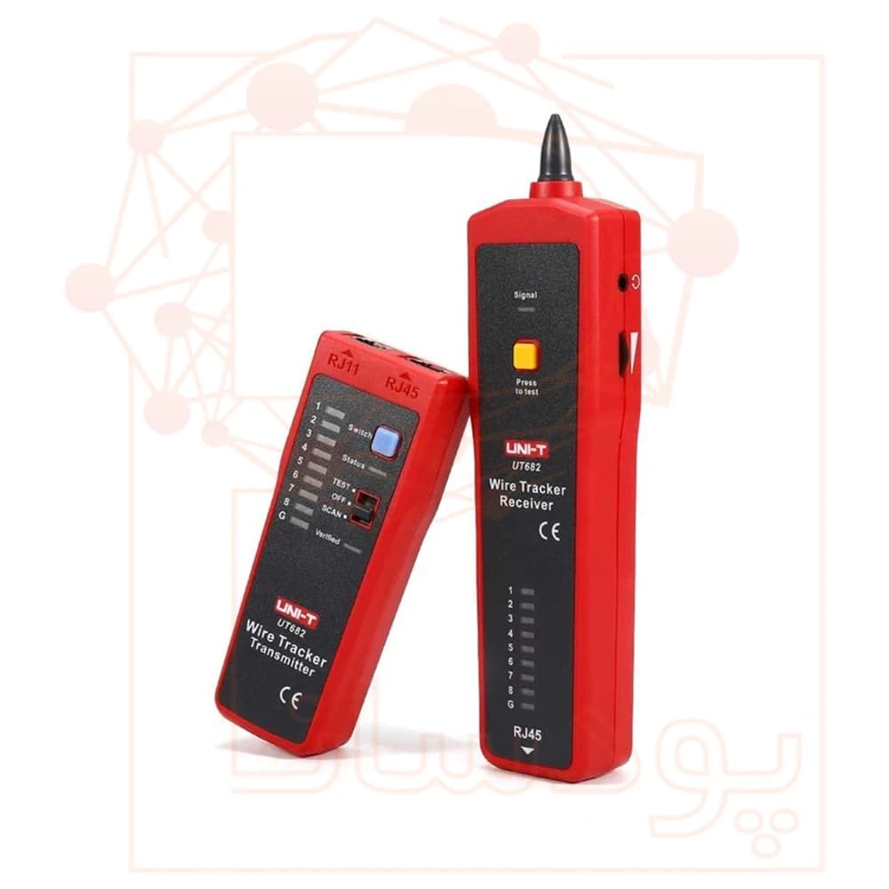 تستر کابل شبکه و ردیاب زوج سیم یونی-تی مدل UT682 — تصویر ۷