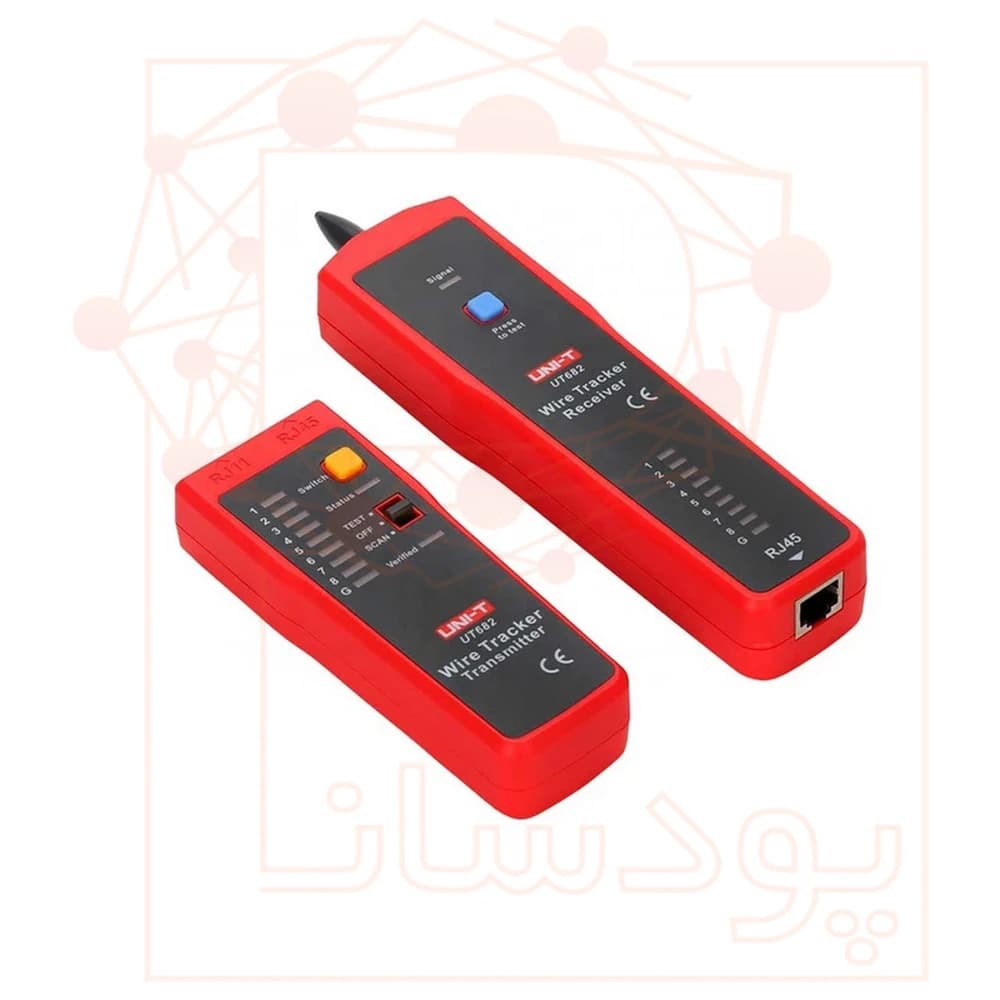 تستر کابل شبکه و ردیاب زوج سیم یونی-تی مدل UT682 — تصویر ۱۰