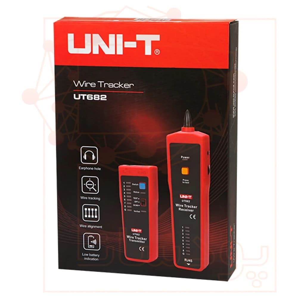 تستر کابل شبکه و ردیاب زوج سیم یونی-تی مدل UT682 — تصویر ۶