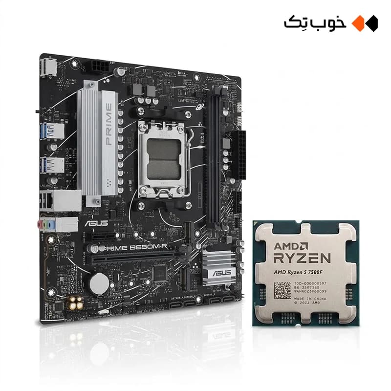 باندل مادربرد و پردازنده ASUS PRIME B650M-R D5 + Ryzen 5 7500F — تصویر ۹