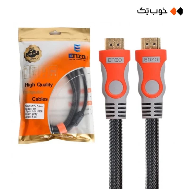 کابل HDMI Full-HD انزو 1.5 متر مدل H1 — تصویر ۳