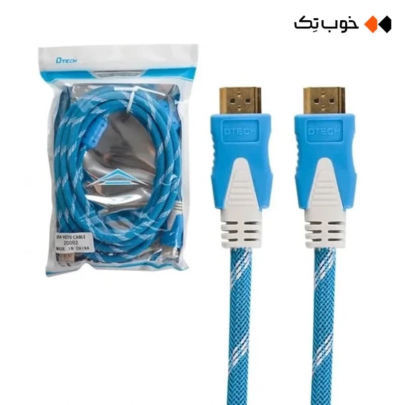 کابل HDMI Full-HD زره ای دیتک 20 متر — تصویر ۵