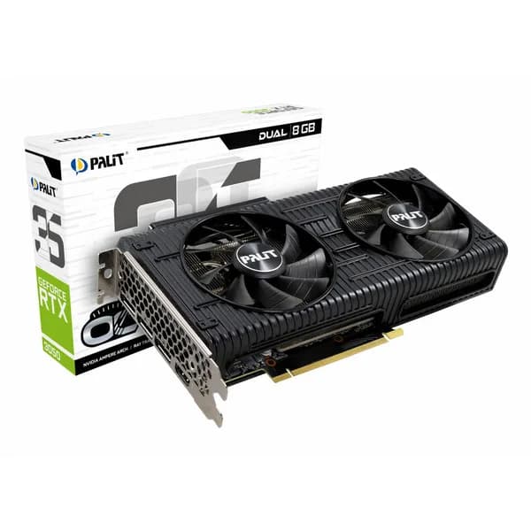 کارت گرافیک استوک پلیت PALIT DUAL RTX 3050 OC 8GB