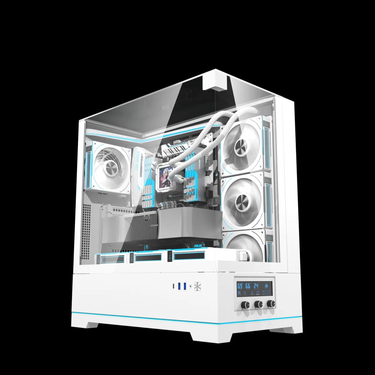 کیس گیمینگ دارک فلش DARKFLASH DY450PRO — تصویر ۸