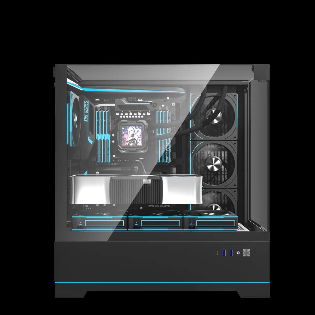 کیس گیمینگ دارک فلش DARKFLASH DY450PRO — تصویر ۲