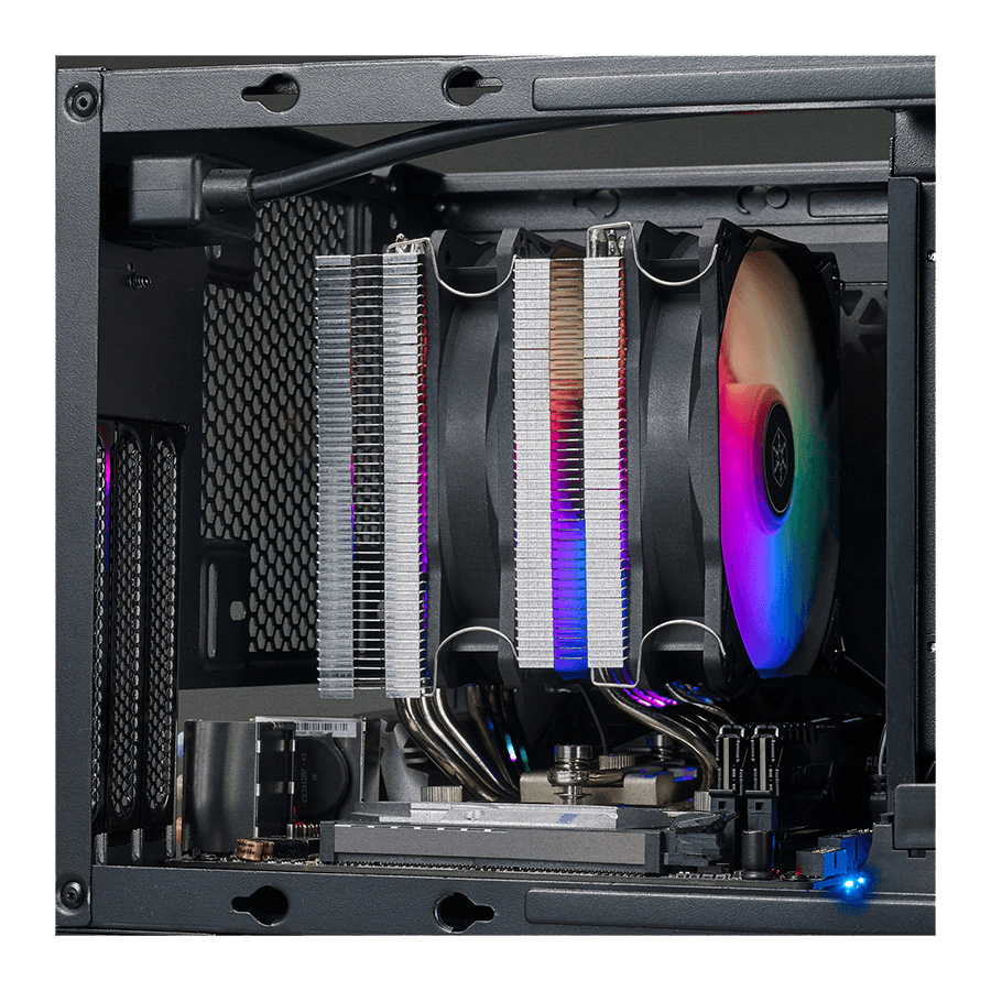 خنک کننده پردازنده سیلوراستون Hydrogon D120 ARGB — تصویر ۸