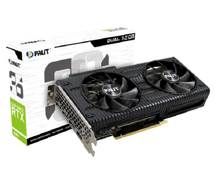 کارت گرافیک استوک پلیت PALIT RTX 3060 DUAL 12GB