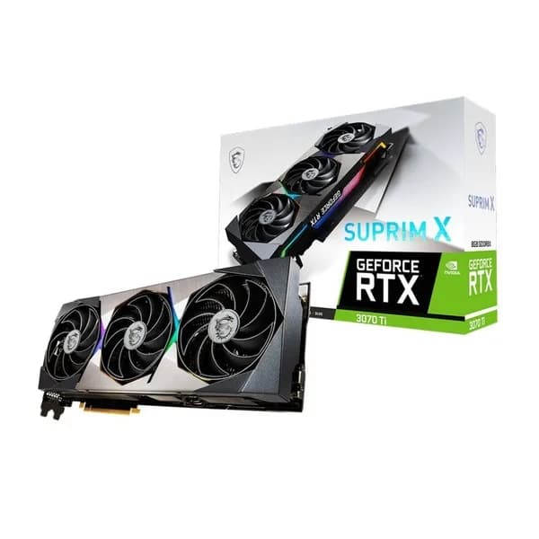 کارت گرافیک استوک ام اس آی MSI RTX 3070 TI SUPRIM X 8GB — تصویر ۲