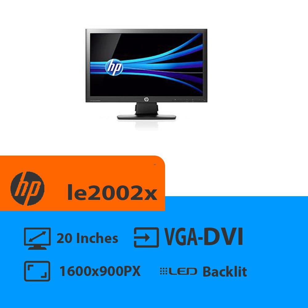مانیتور استوک 20 اینچ اچ پی HP LE2002x — تصویر ۴