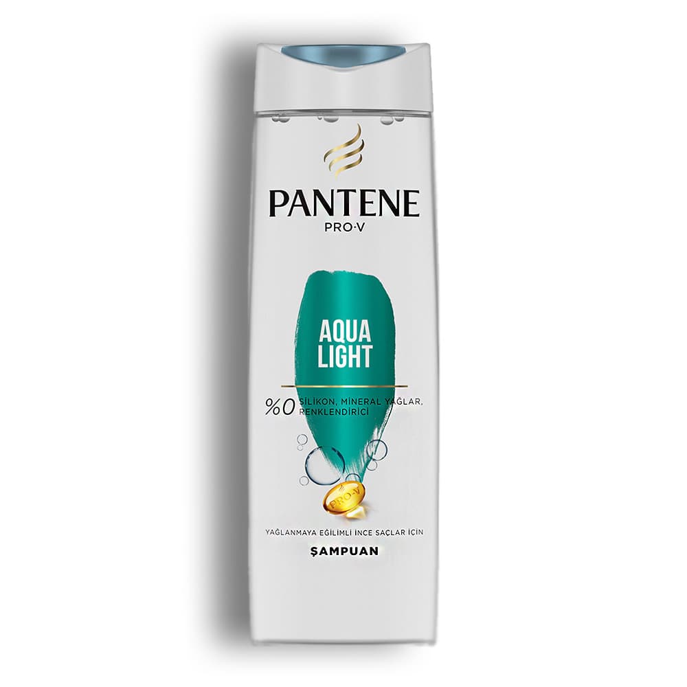 شامپو مو پنتن pantene مدل Aqua Light مخصوص موی چرب حجم 300 میل — تصویر ۶