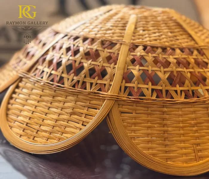 لوستر حصیری وارداتی کد 110 — تصویر ۴