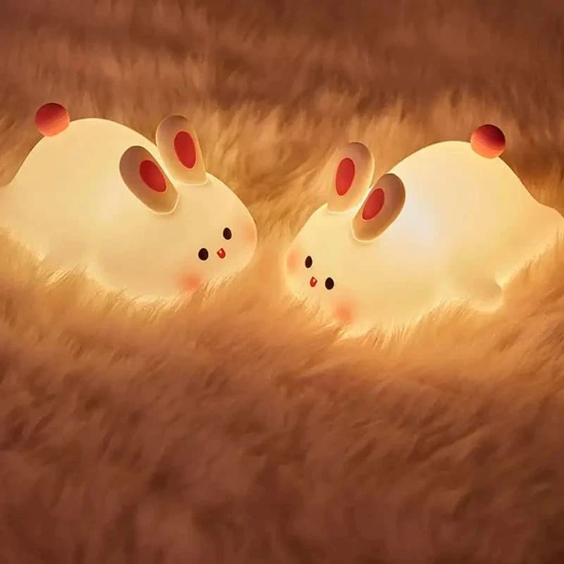 چراغ خواب سیلیکونی طرح خرگوش کد (4185) — تصویر ۵