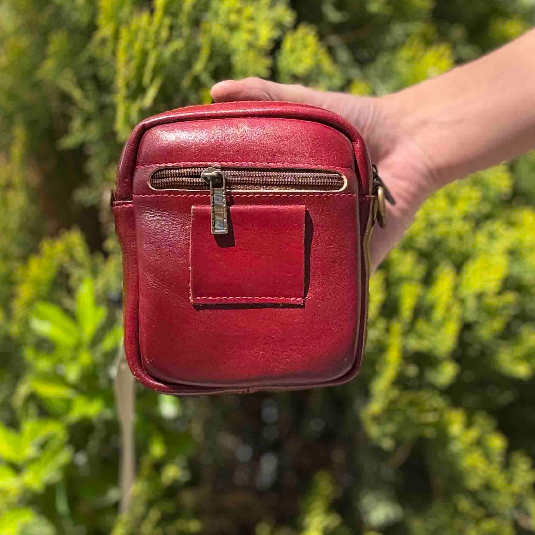 کیف دوشی چرم طبیعی کد (7795) — تصویر ۶