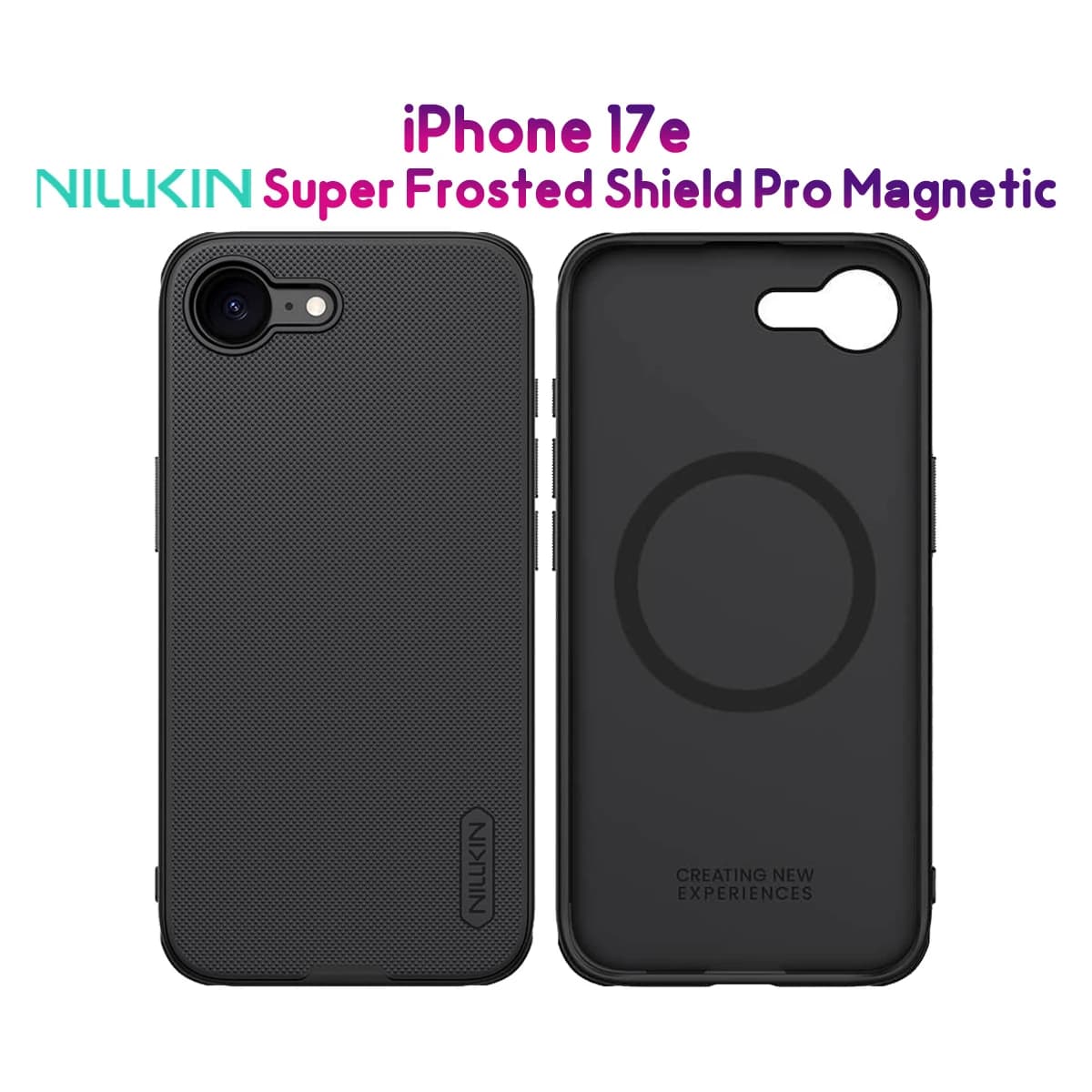 قاب ضدضربه مگنتی iPhone 17e مارک نیلکین مدل Super Frosted Shield Pro Magnetic