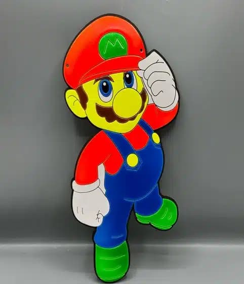 تابلو بلک لایت طرح Super Mario کد (9519) — تصویر ۳