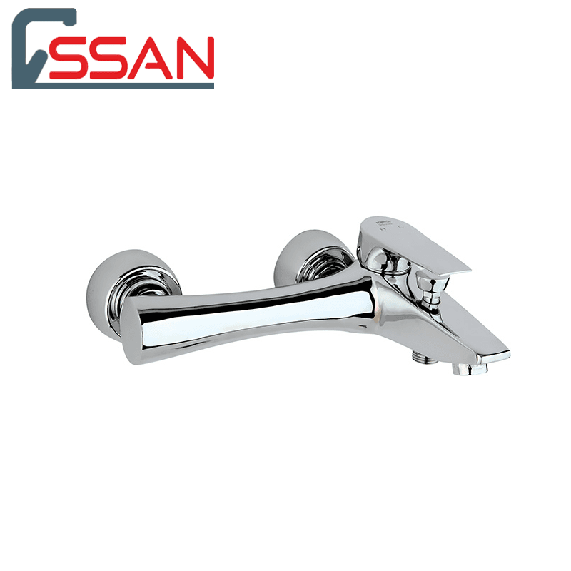 شیر حمام مدل آتیس کروم راسان