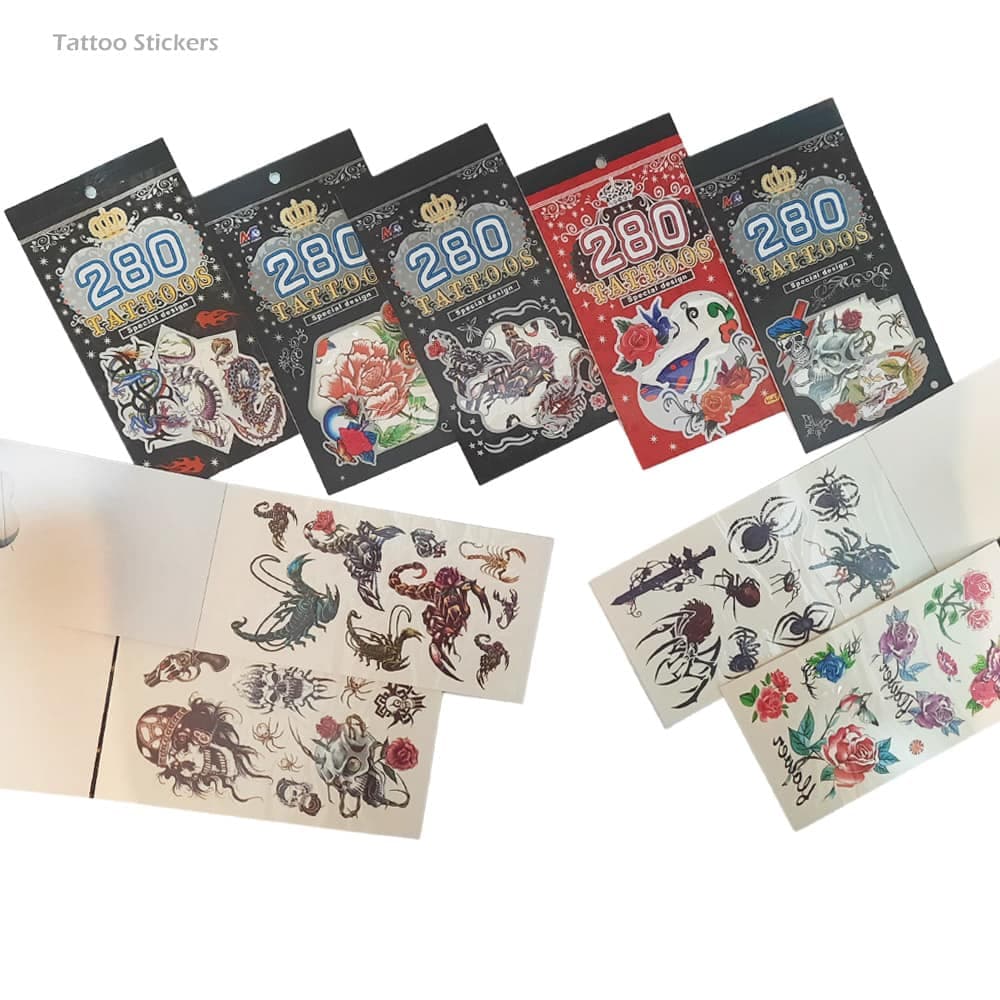 برچسب تاتو دفترچه ای — تصویر ۳