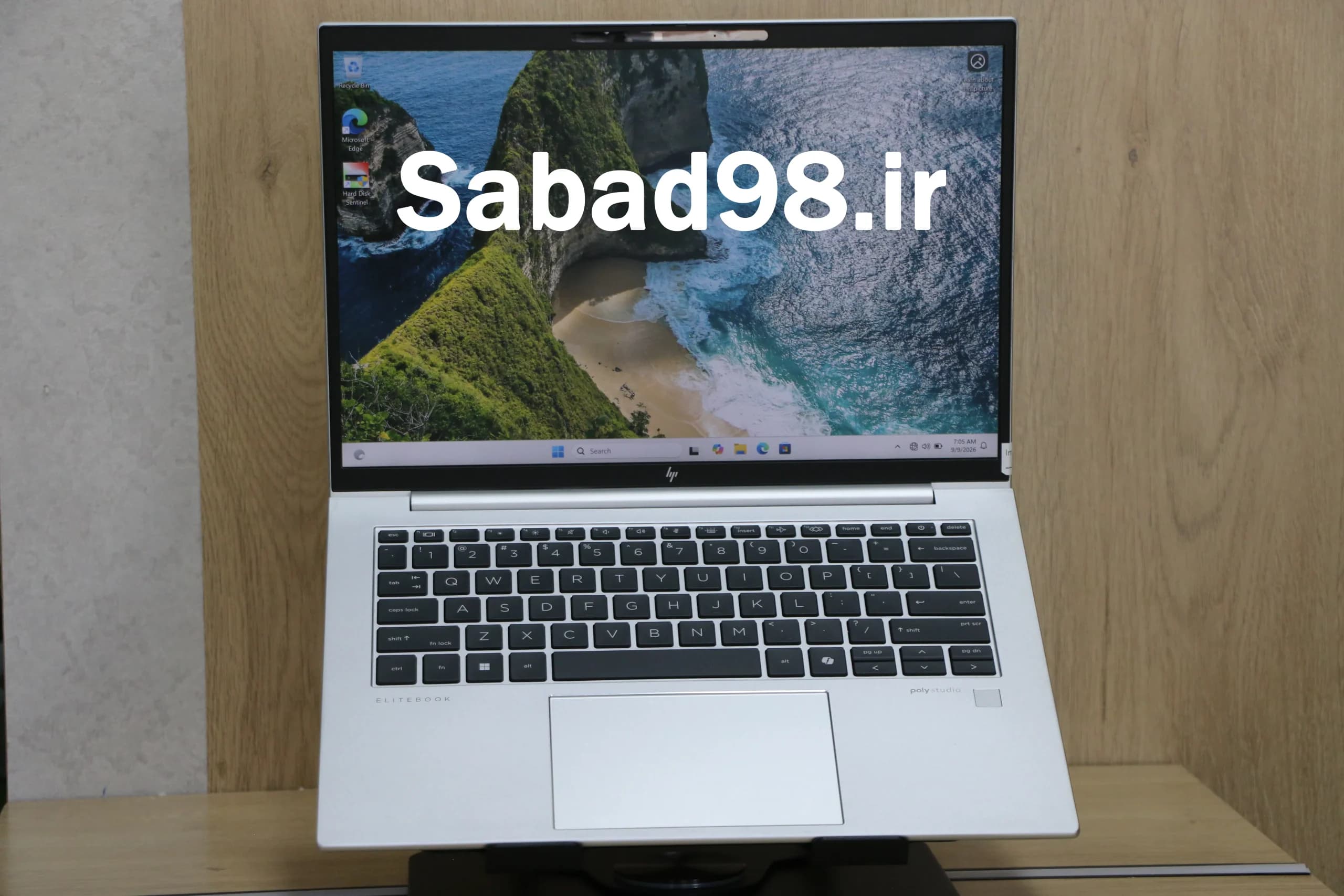لپ تاپ HP Elitebook 845 G11 Ryzen 7 Pro 8840U | 16GB | 256GB SSD | AMD Radeon 780M | 14 inch FHD