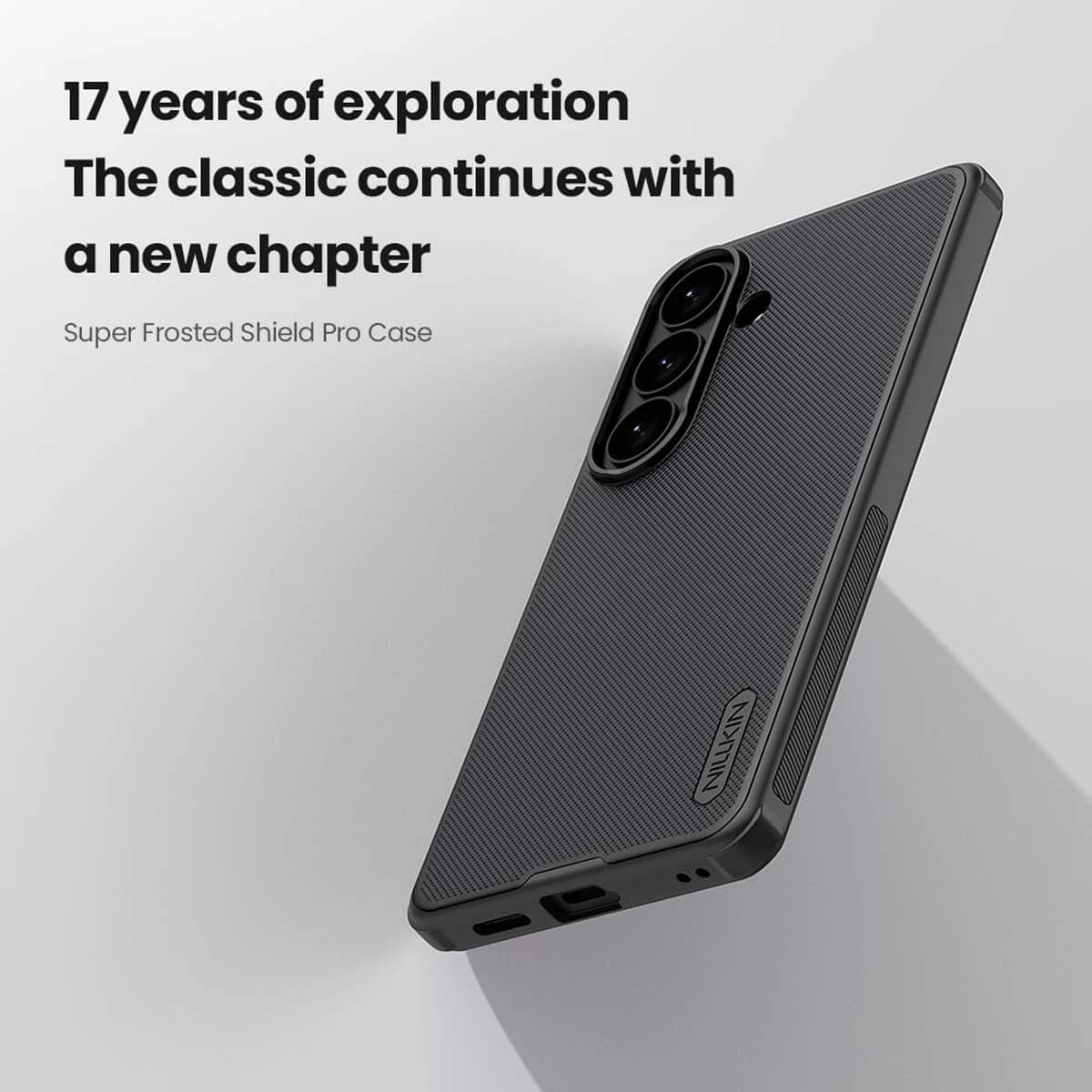 قاب ضدضربه Galaxy S26 Plus مارک نیلکین مدل Super Frosted Shield Pro — تصویر ۳