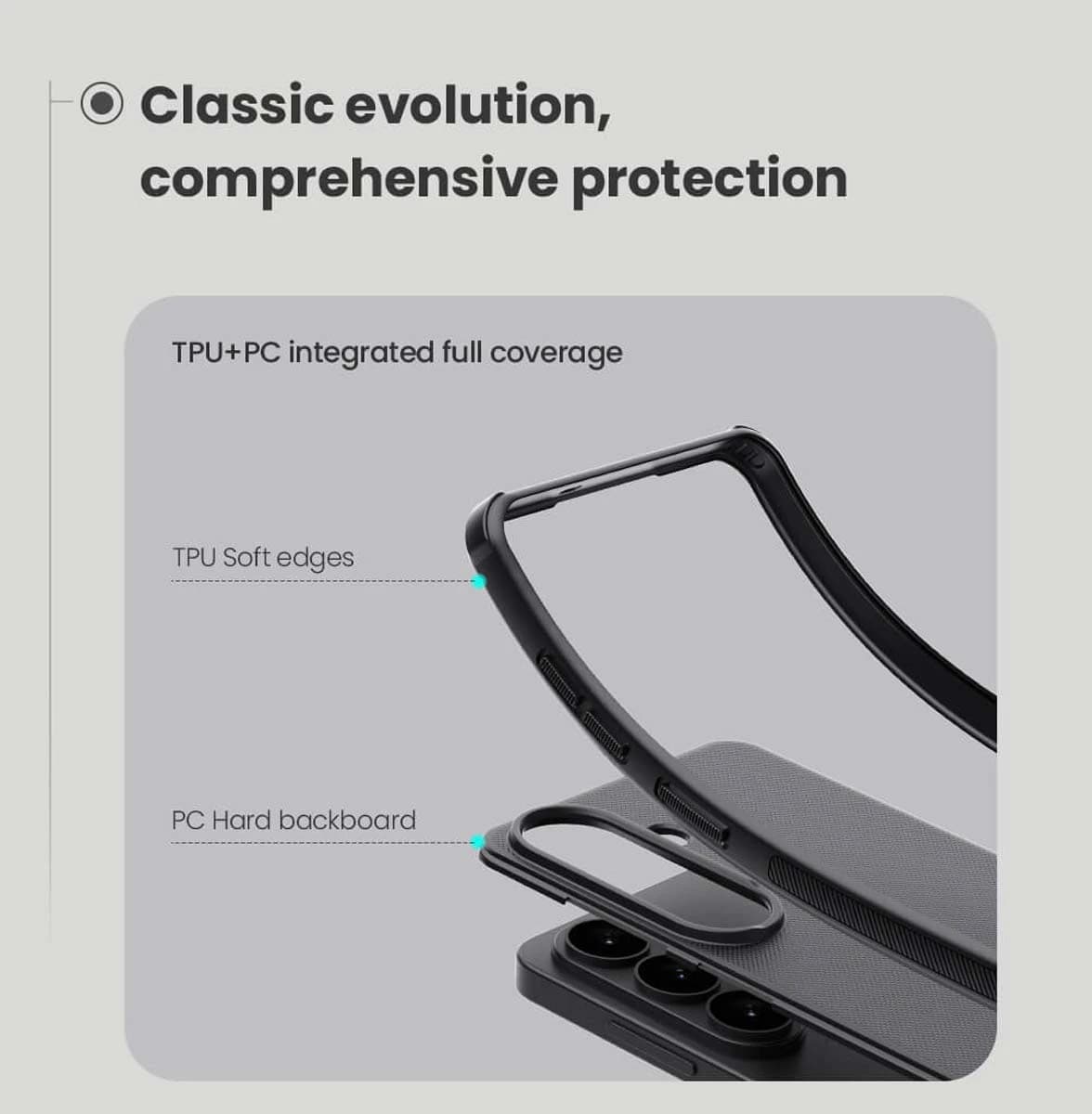 قاب ضدضربه مگنتی Galaxy S26 مارک نیلکین مدل Super Frosted Shield Pro Magnetic — تصویر ۱۱