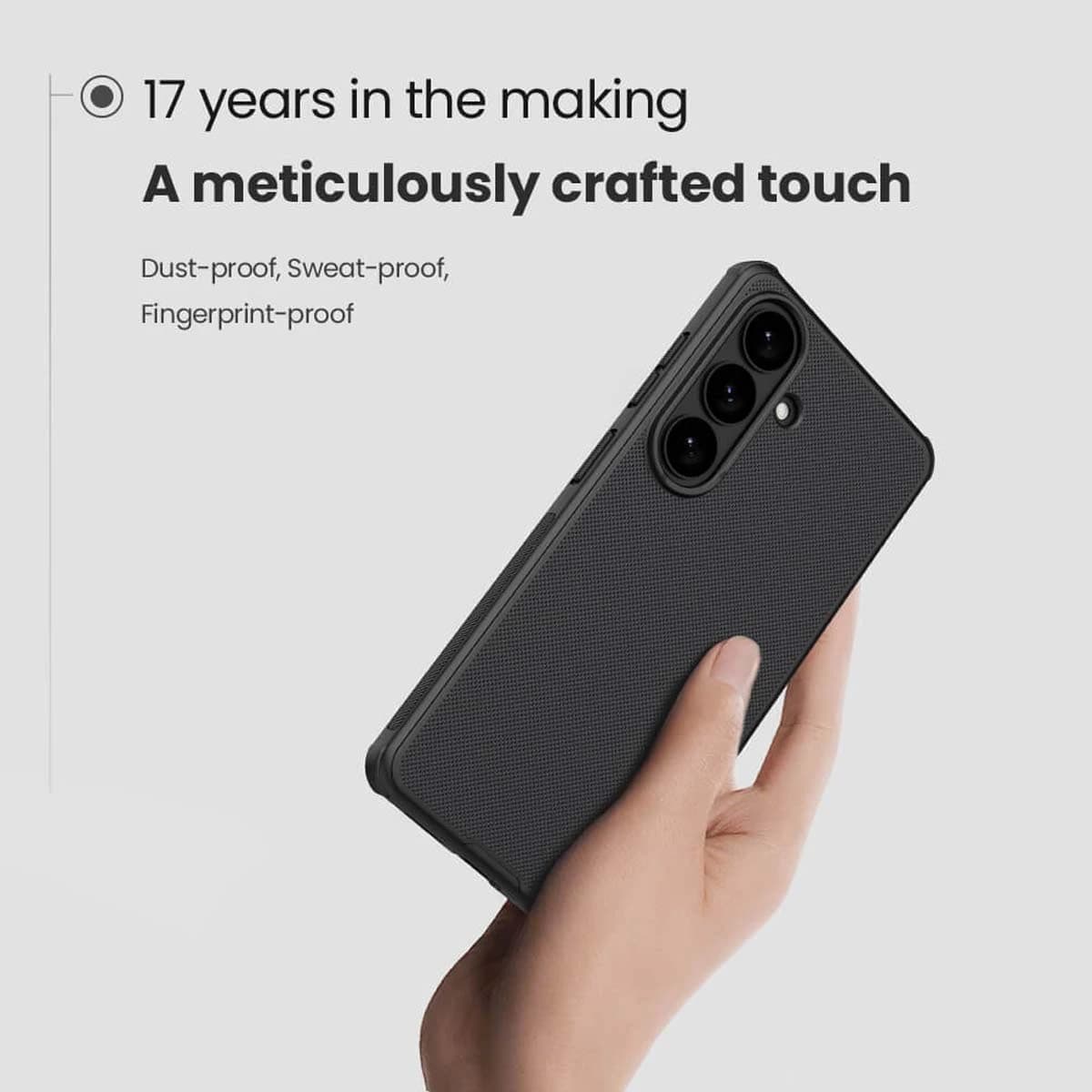 قاب ضدضربه مگنتی Galaxy S26 مارک نیلکین مدل Super Frosted Shield Pro Magnetic — تصویر ۴