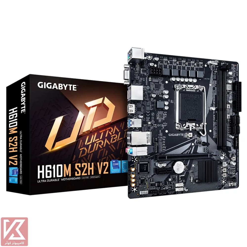 مادربرد گیگابایت H610M S2H V2 — تصویر ۶