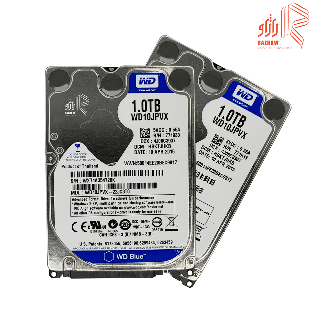 هارد لپ تاپ وسترن دیجیتال مدل WD10JPVX ظرفیت 1 ترابایت ( کارکرد 287 روز 16 ساعت سلامت 100 ) — تصویر ۷