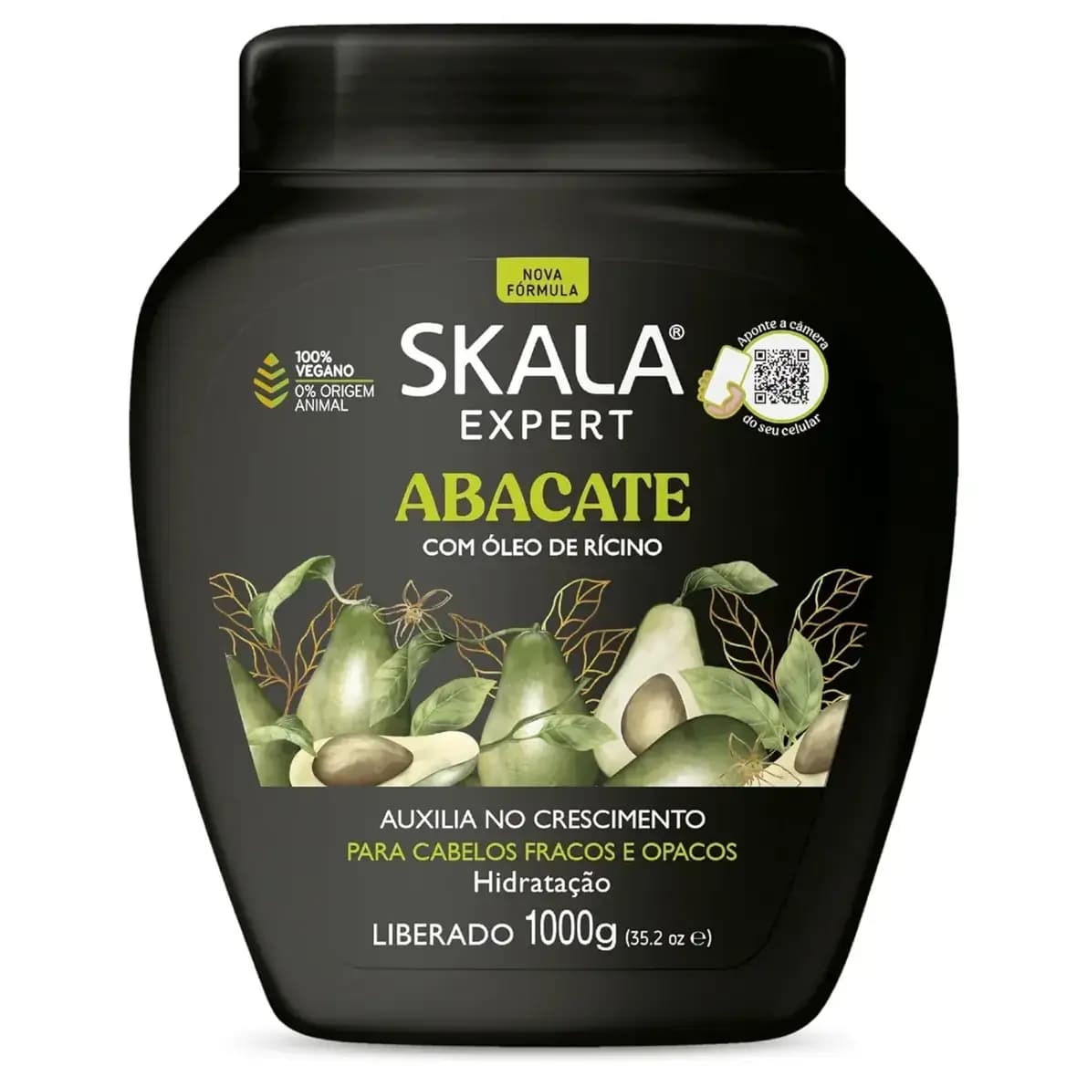 ماسک مو اسکالا آبرسان عمیق و رفع وز با عصاره آووکادو و روغن کرچک 1000 گرم SKALA Expert Abacate