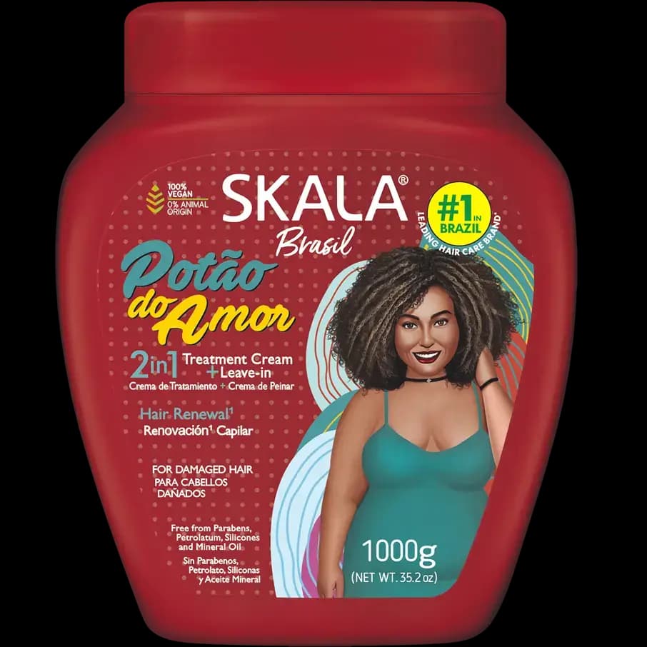 ماسک مو ترمیمکننده دو کاره اسکالا مدل پوتائو دو آمور 1000 گرم SKALA Brasil Potao do Amor Hair Treatment