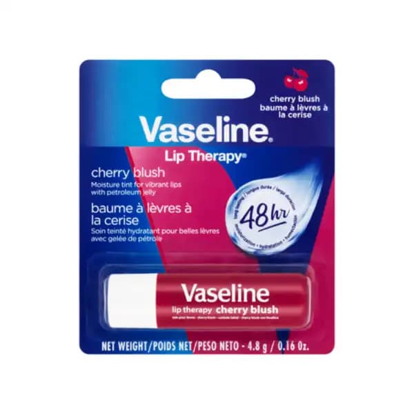 بالم لب استیکی وازلین گیلاس | مرطوب کننده ۴.۸ گرم Vaseline Lip Therapy Stick Cherry Blush — تصویر ۳